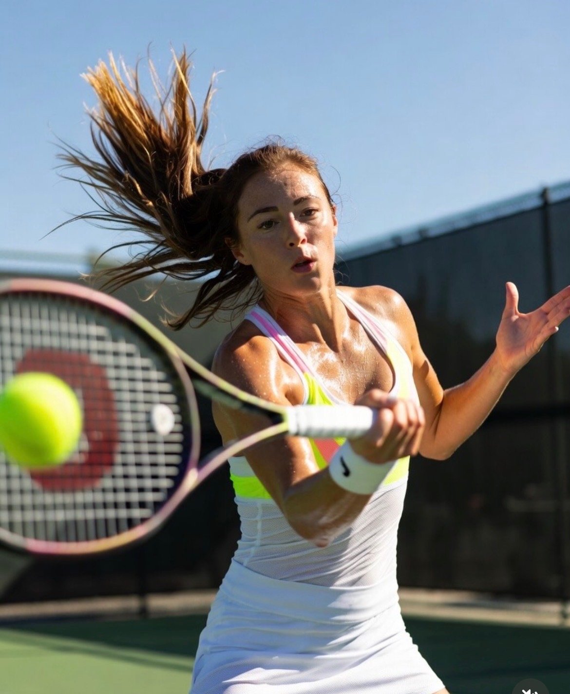 Players connecting after a match